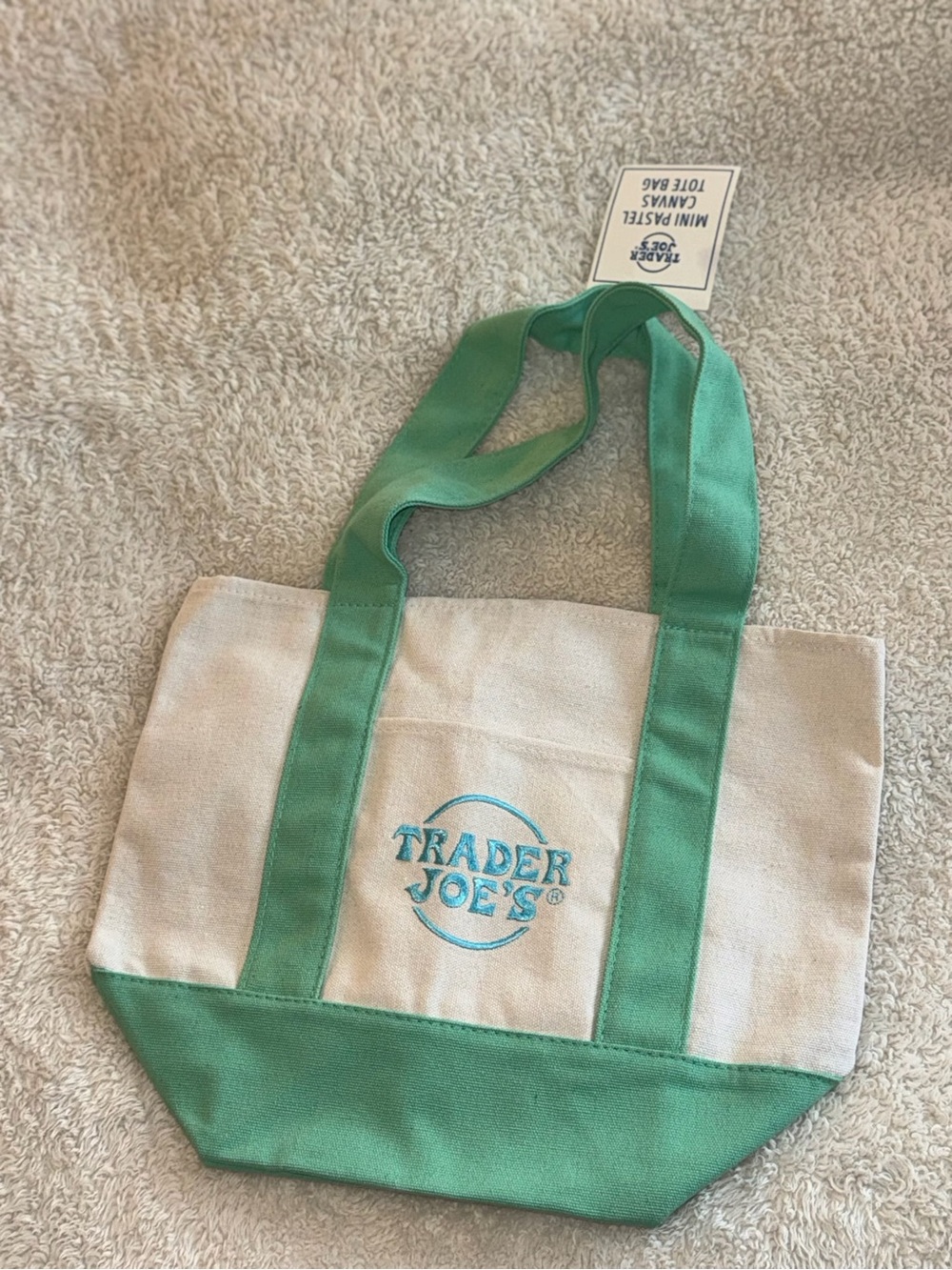 Trader Joe’s Mini Canvas Tote Bag
